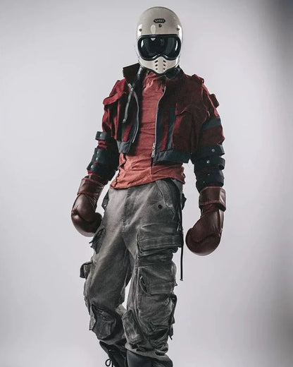Bold Crimson Boxing Jacket - boxing jacket - Bold Crimson Boxing Jacket for Stylish Athletes