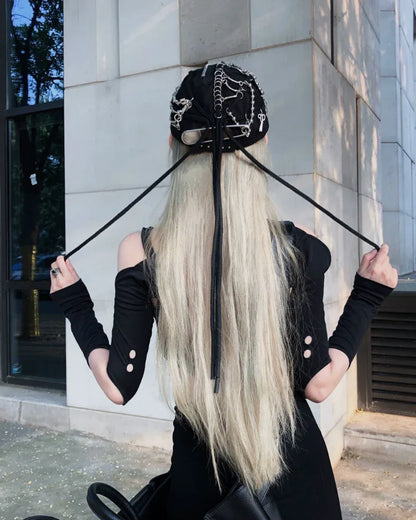 Bold Dreadlock Punk Hat -  adjustable fit hat - Bold Dreadlock Punk Hat for Unique Style