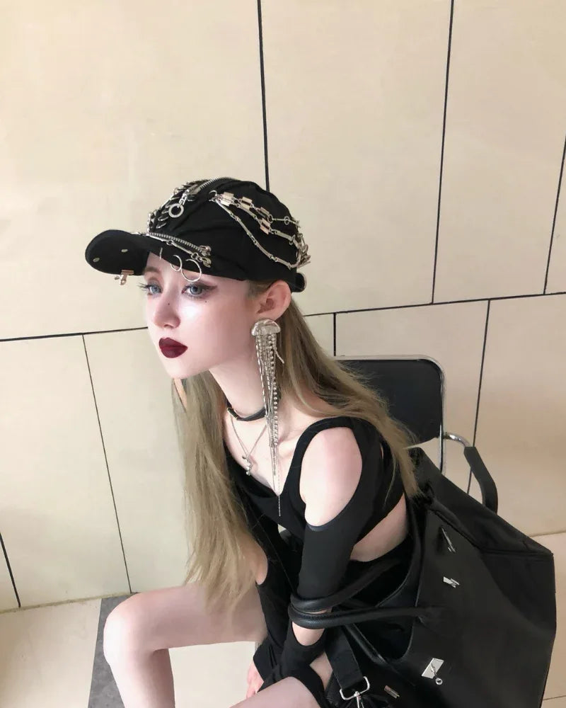 Bold Dreadlock Punk Hat -  hip-hop hat - Bold Dreadlock Punk Hat for Unique Style