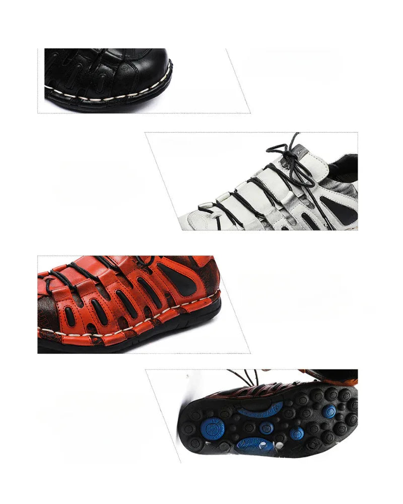 Bold Leather Biker Boots -  round-toe boots - Stylish Leather Biker Boots for Motorcycle Lovers