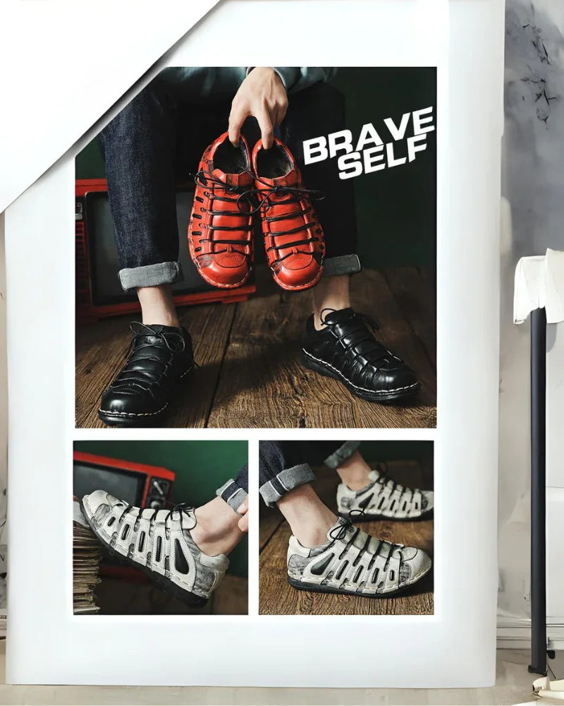 Bold Leather Biker Boots -  stylish biker shoes - Stylish Leather Biker Boots for Motorcycle Lovers