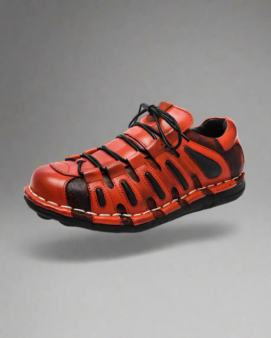 Bold Leather Biker Boots - top grain leather boots - Stylish Leather Biker Boots for Motorcycle Lovers