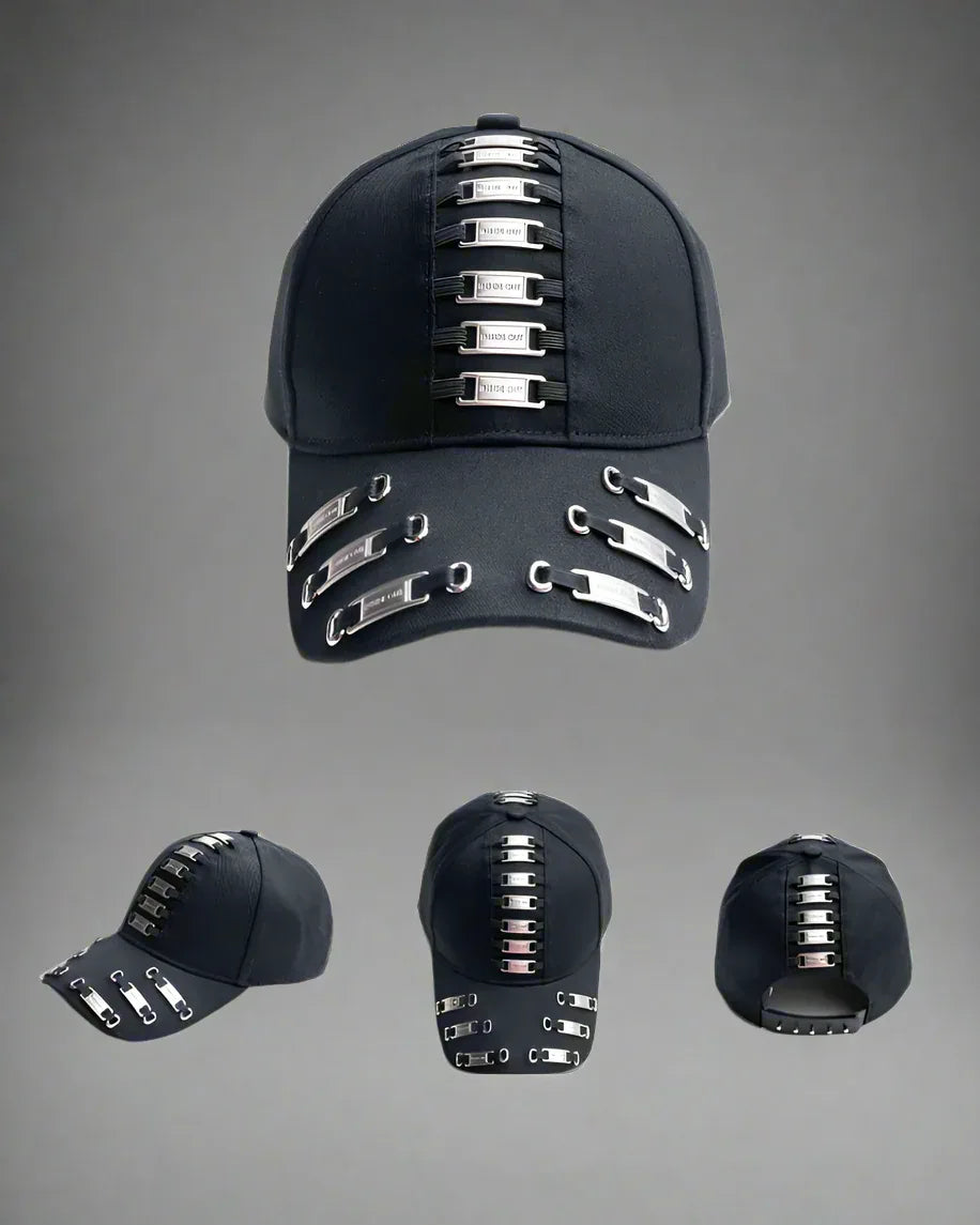 Bold Metal Chic Cap - baseball cap - Bold Metal Chic Cap for Stylish Looks