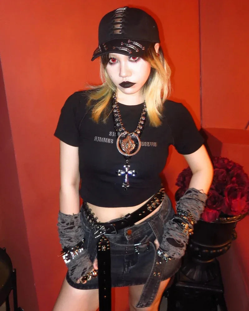 Bold Metal Chic Cap -  metal cap - Bold Metal Chic Cap for Stylish Looks