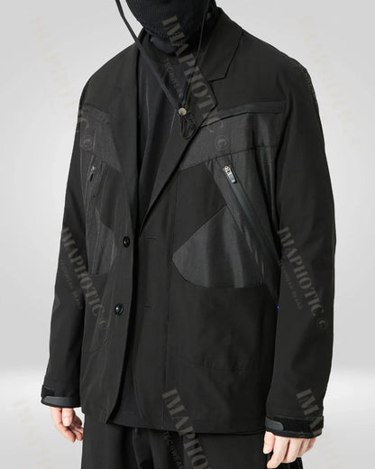Bold Tactical Oversized Jacket - water-repellent fabric - Stylish Tactical Oversized Jacket for Any Occasion
