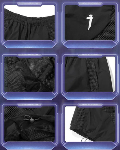 Breathable Motion Shorts - breathable shorts - Breathable Cargo Sports Shorts for Comfort and Utility