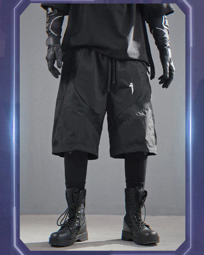 Breathable Motion Shorts -  techwear cargo shorts - Breathable Cargo Sports Shorts for Comfort and Utility