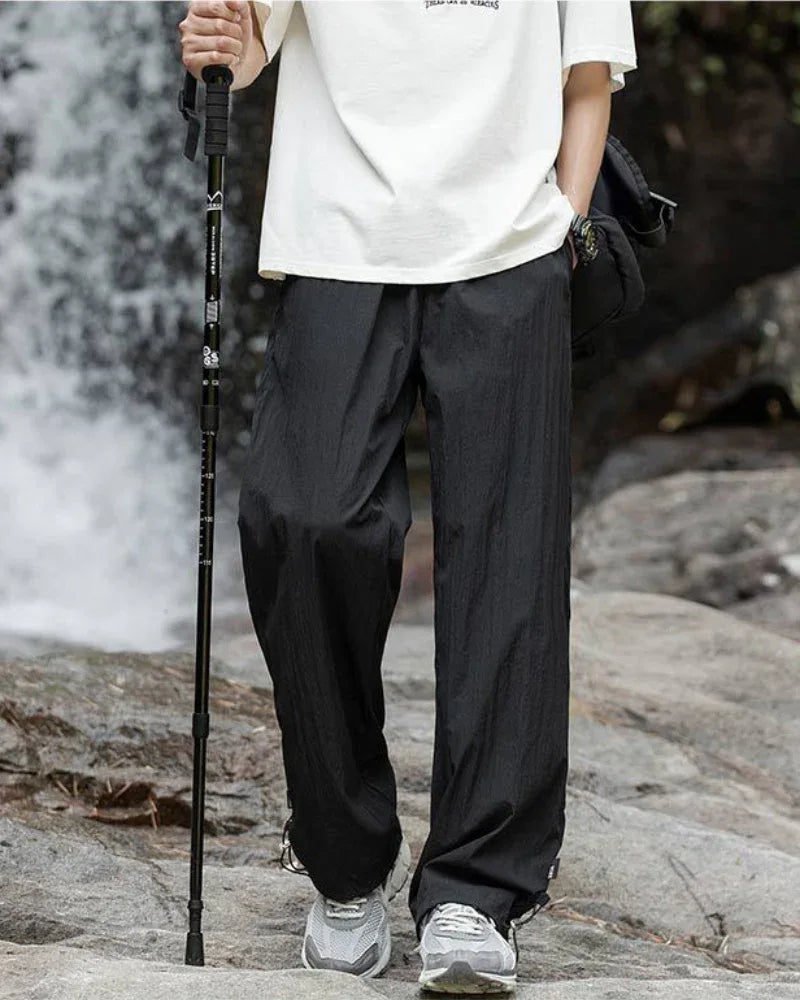 Breezy Pleated Hiking Trousers -  lightweight trousers - Cool Breezy Pleated Hiking Trousers for Comfort