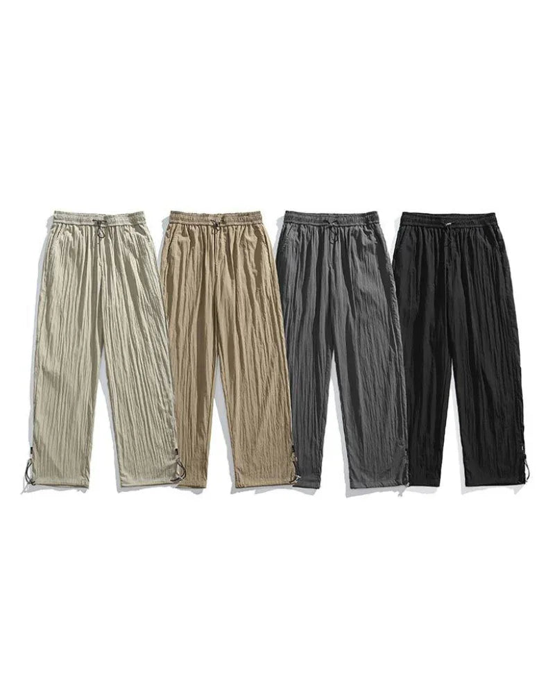 Breezy Pleated Hiking Trousers -  outdoor pants - Cool Breezy Pleated Hiking Trousers for Comfort