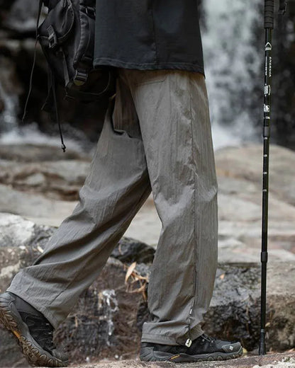 Breezy Pleated Hiking Trousers -  outdoor pants - Cool Breezy Pleated Hiking Trousers for Comfort