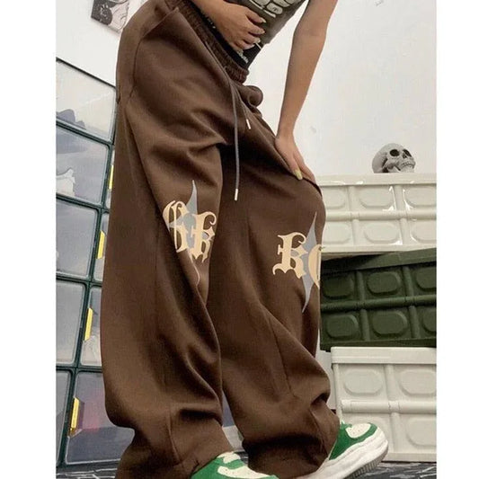 Brown track pant - brown pants - Unisex Brown Track Pants for Stylish Streetwear