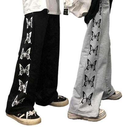 Butterfly Jogging - unique butterfly pattern - Stylish Butterfly Pattern Jogging Pants for All