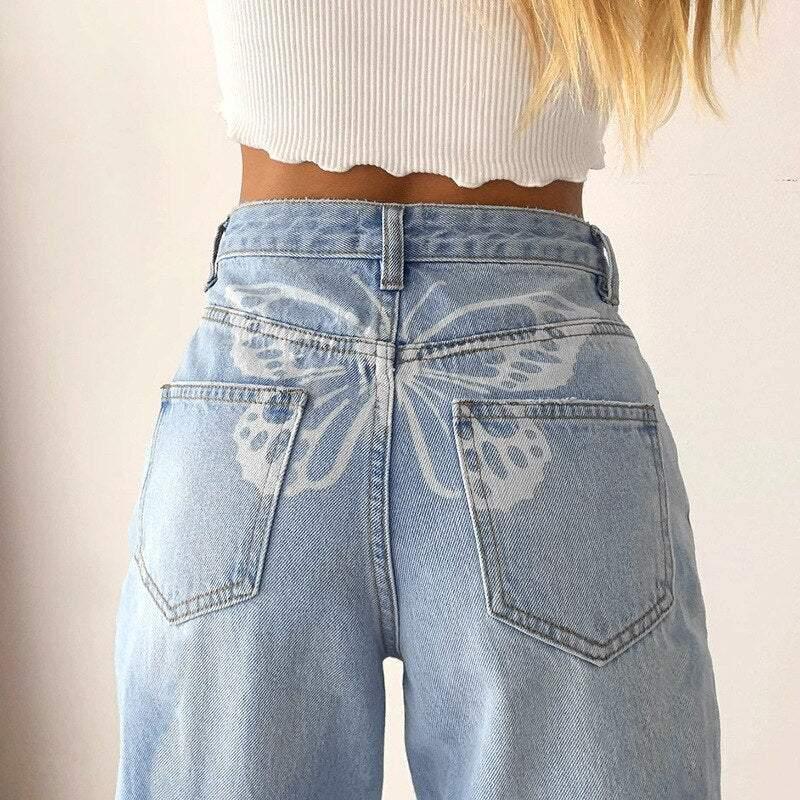 Butterfly Pants -  casual wear - Trendy Butterfly Pants for Unisex Streetwear