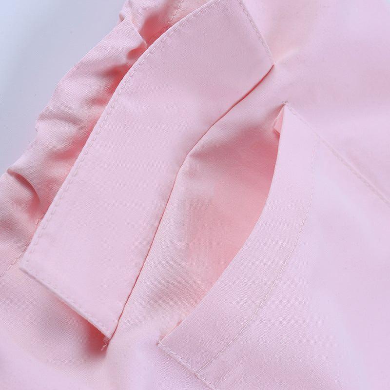 Cargo parachute pink -  streetwear - Pink Cargo Parachute Pants for Trendy Style