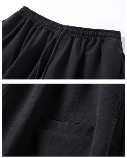 Casual Ninja Hakama Trousers -  black pants - Casual Ninja Hakama Trousers for Comfortable Style