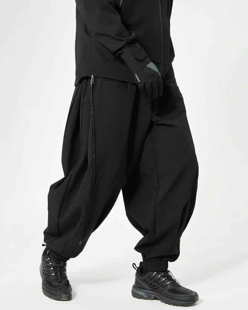 Casual Ninja Hakama Trousers -  futuristic pants - Casual Ninja Hakama Trousers for Comfortable Style