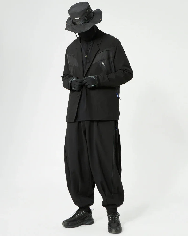 Casual Ninja Hakama Trousers -  stylish loose fit pants - Casual Ninja Hakama Trousers for Comfortable Style