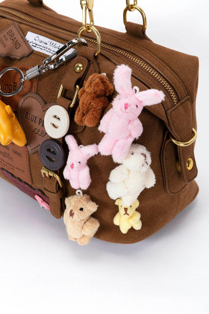 Charming Animal Shoulder Bag -  cute animal bag - Plush Animal Shoulder Bag with Versatile Style