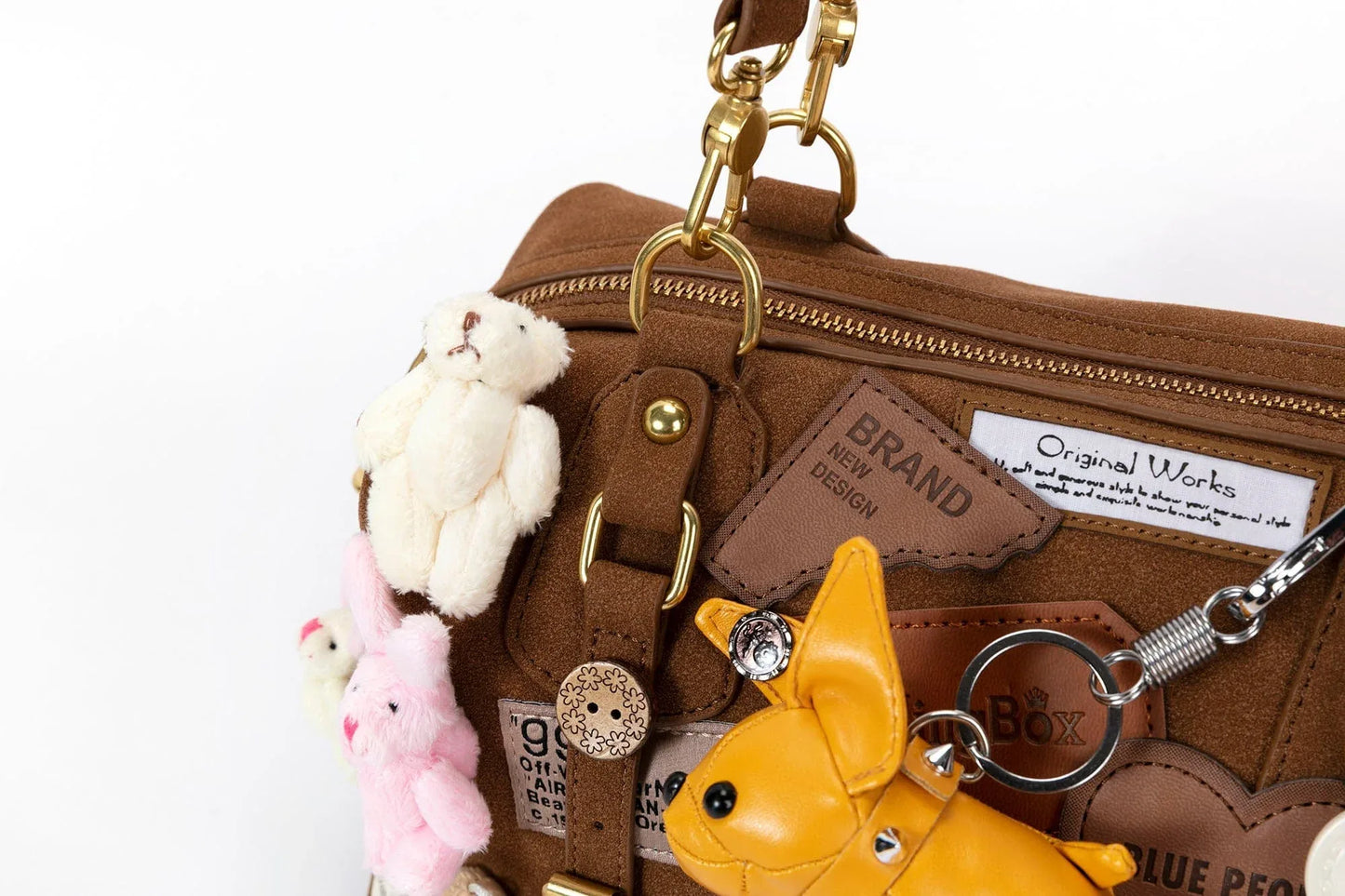 Charming Animal Shoulder Bag - shoulder bag - Plush Animal Shoulder Bag with Versatile Style