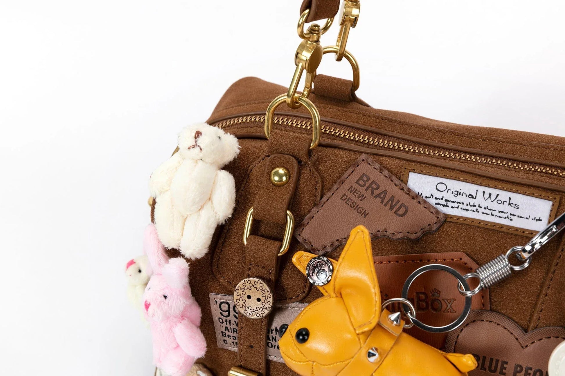 Charming Animal Shoulder Bag - shoulder bag - Plush Animal Shoulder Bag with Versatile Style
