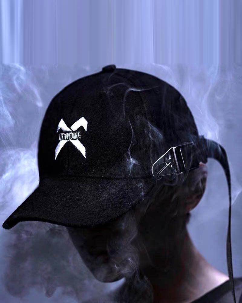 Charming Buckled Sleep Cap -  comfortable hat - Comfortable Black Sleep Cap with Buckle