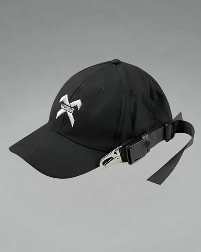 Charming Buckled Sleep Cap - durable sleep cap - Comfortable Black Sleep Cap with Buckle