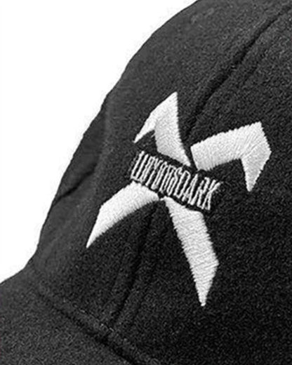 Charming Buckled Sleep Cap -  polyester cotton cap - Comfortable Black Sleep Cap with Buckle