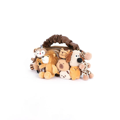 Charming Stuffed Animal Carrier - stuffed animal - Plush Forest Friends Stuffed Animal Carrier