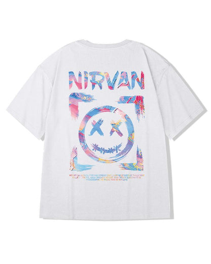 Cheerful Vibes Graphic T-Shirt - comfortable streetwear - Cheerful Vibes Graphic T-Shirt for Comfort