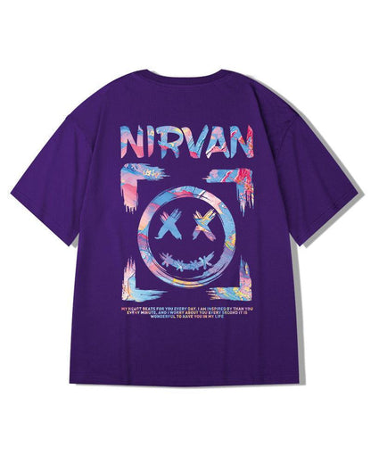 Cheerful Vibes Graphic T-Shirt -  streetwear - Cheerful Vibes Graphic T-Shirt for Comfort