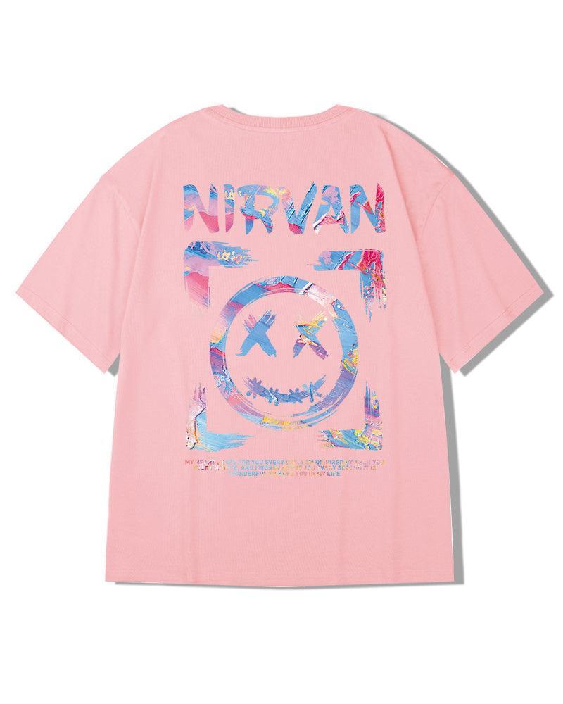Cheerful Vibes Graphic T-Shirt -  unique graphic tees - Cheerful Vibes Graphic T-Shirt for Comfort