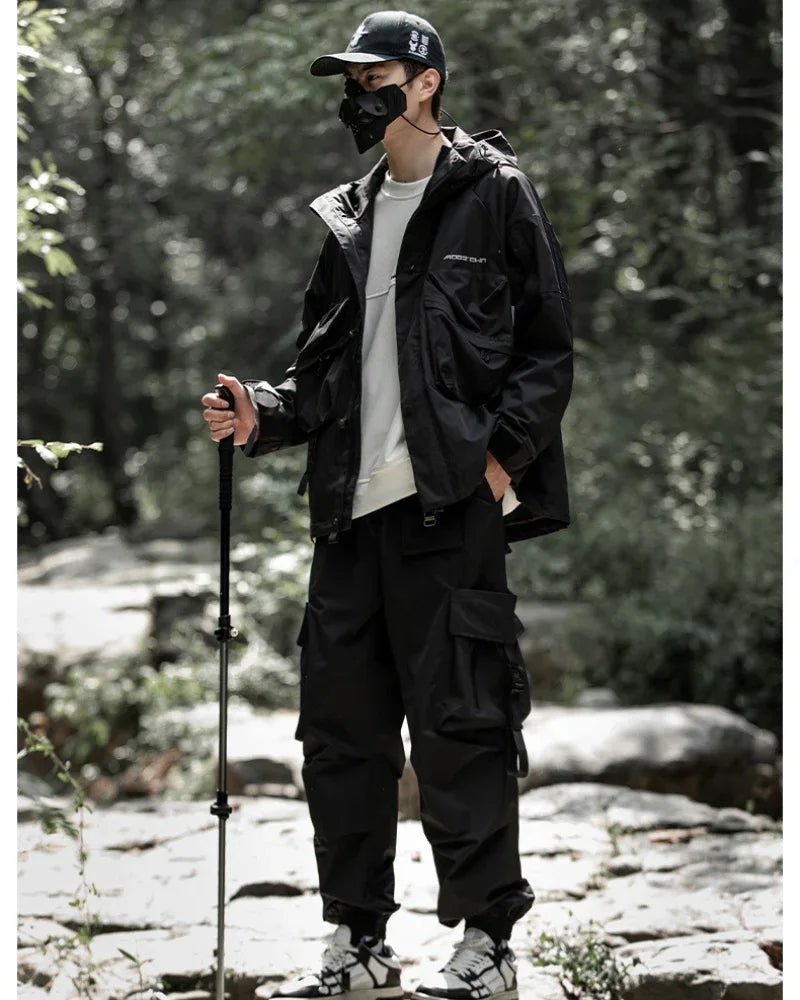 Chic Black Cargo Pants -  stylish pants - Stylish Black Cargo Pants with Functional Pockets