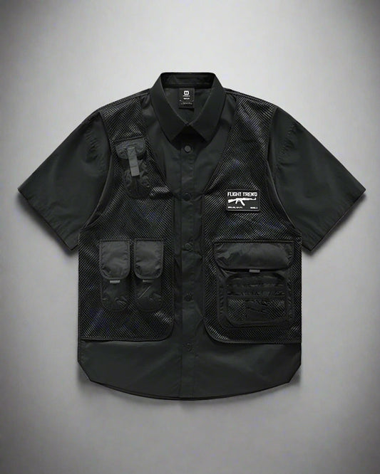 Chic Black Layered Top - black top - Chic Black Layered Top for Urban Styles