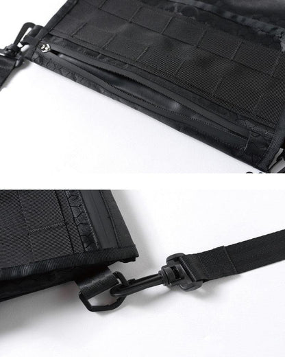 Chic Black Sling Bag Set -  everyday use bag - Chic Black Sling Bag Set with Adjustable Straps