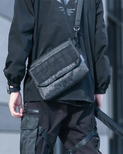 Chic Black Sling Bag Set -  everyday use bag - Chic Black Sling Bag Set with Adjustable Straps