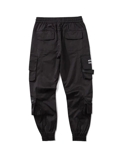 Chic Black Tech Cargo Pants -  durable black pants - Chic Black Tech Cargo Pants for Modern Style