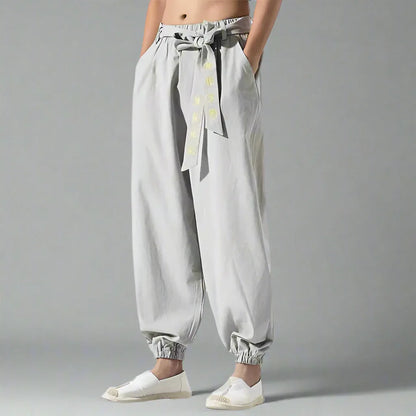 Chic Bohemian Flowy Trousers -  streetwear - Chic Bohemian Flowy Trousers for Stylish Comfort