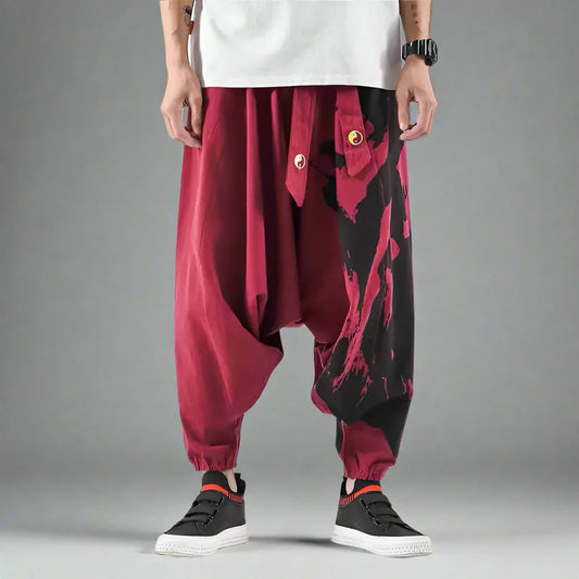 Chic Bohemian Harem Pants - comfortable harem pants - Chic Bohemian Harem Pants for Casual Style
