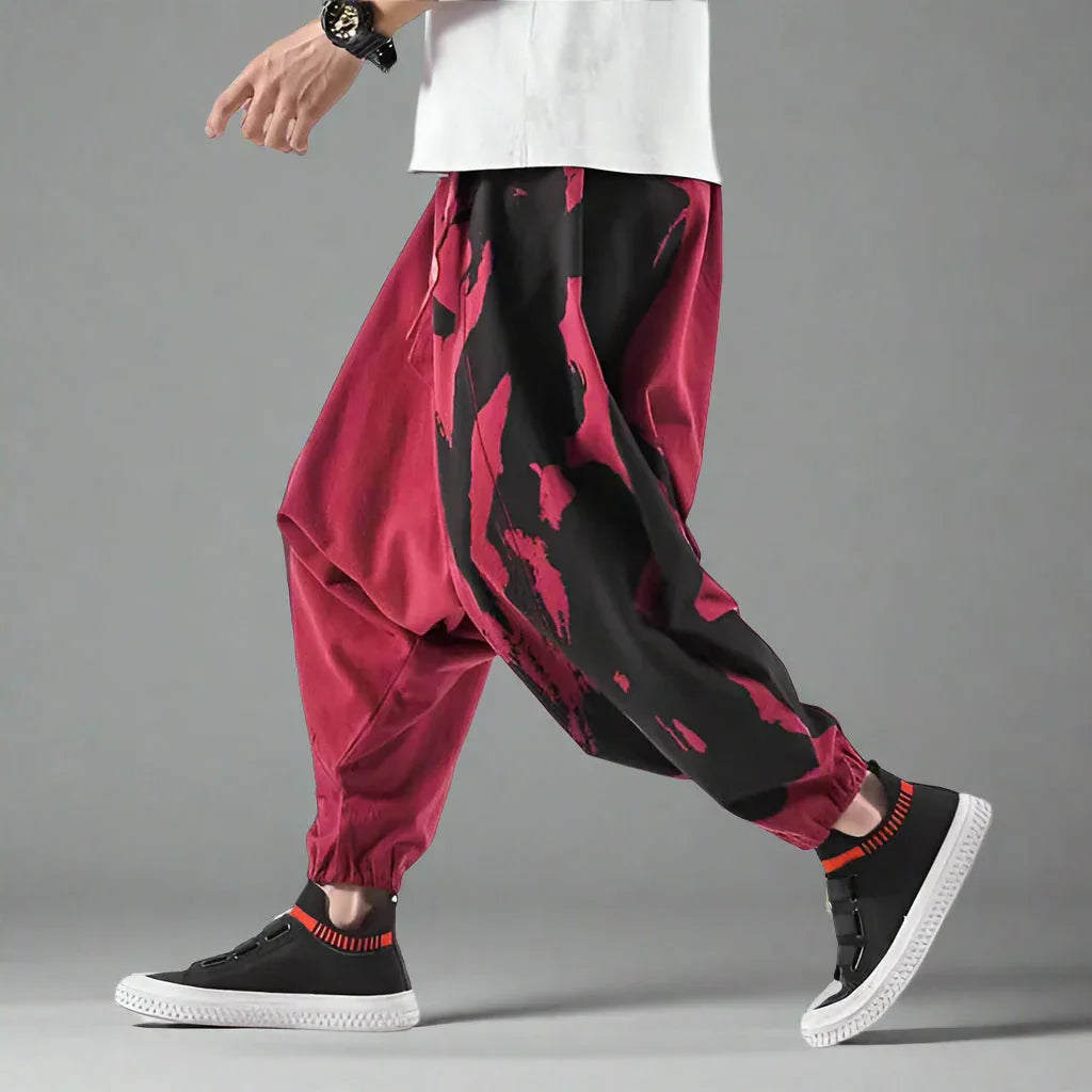 Chic Bohemian Harem Pants -  unisex clothing - Chic Bohemian Harem Pants for Casual Style