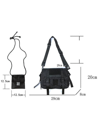 Chic City Sling Backpack -  detachable pouch bag - Chic City Sling Backpack for Everyday Use