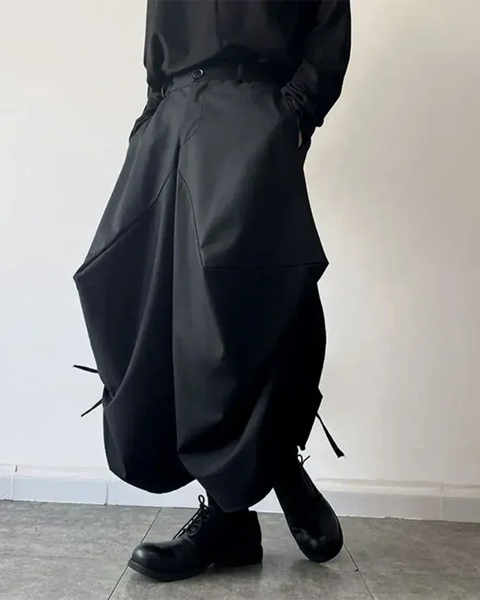 Chic Contemporary Hakama Design -  stylish wear - Stylish Modern Hakama Trousers for Everyday Wear