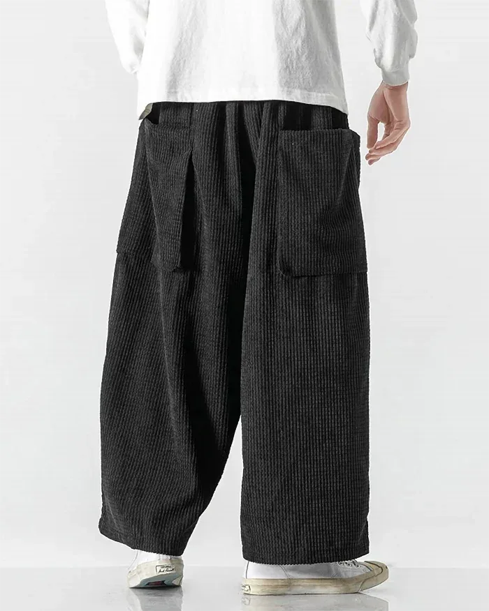 Chic Corduroy Cargo Pants -  comfortable pants - Stylish Corduroy Cargo Pants for Everyday Comfort