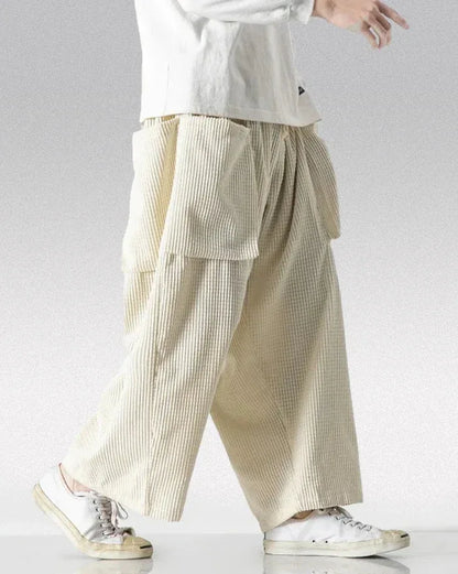 Chic Corduroy Cargo Pants - loose fit pants - Stylish Corduroy Cargo Pants for Everyday Comfort