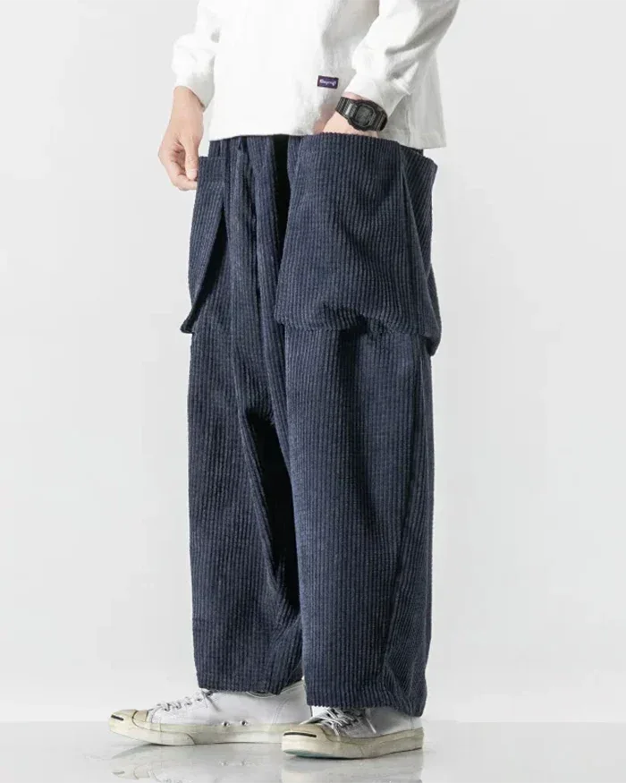 Chic Corduroy Cargo Pants - cargo pants - Stylish Corduroy Cargo Pants for Everyday Comfort