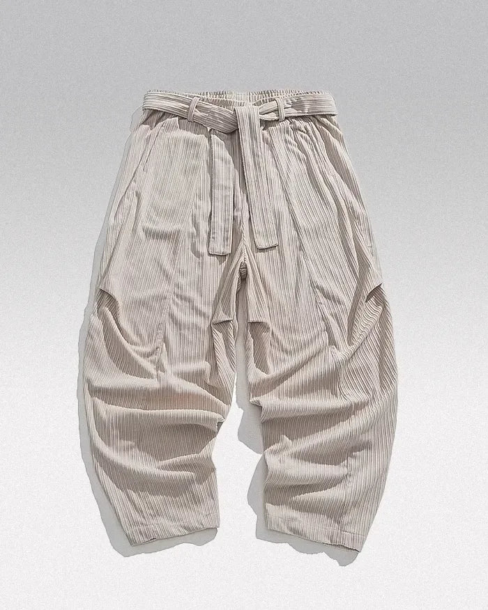 Chic Corduroy Trousers for All -  relaxed fit - Chic Corduroy Trousers for Versatile Comfort