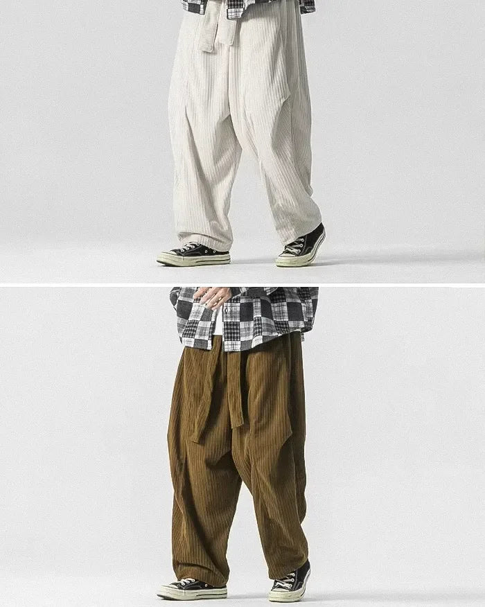 Chic Corduroy Trousers for All -  versatile pants for all occasions - Chic Corduroy Trousers for Versatile Comfort