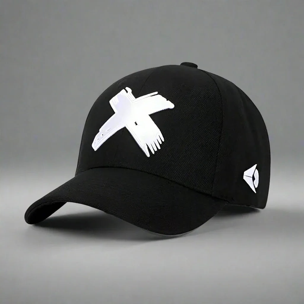 Chic Cross-Detail Cap - chic cap - Chic Cross-Detail Cap for Comfort and Style