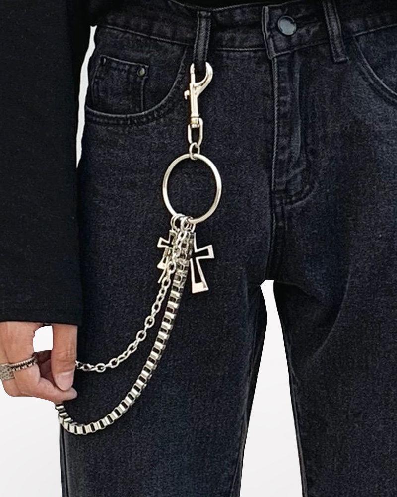 Chic Crossbody Chain Accessory -  accessory - Chic Crossbody Chain Accessory in Steel Design