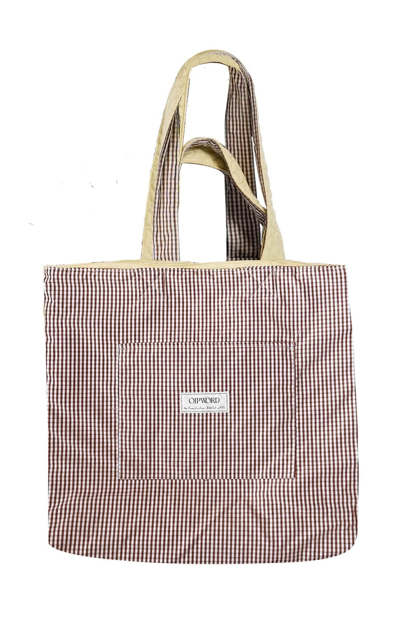 Chic Double-Sided Quilted Tote -  quilted tote - Reversible Quilted Tote Bag for Stylish Storage