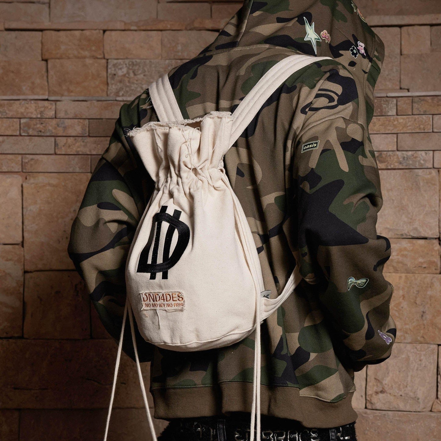 Chic Drawstring Bucket Bag - functional backpack - Chic Drawstring Bucket Bag for Everyday Use